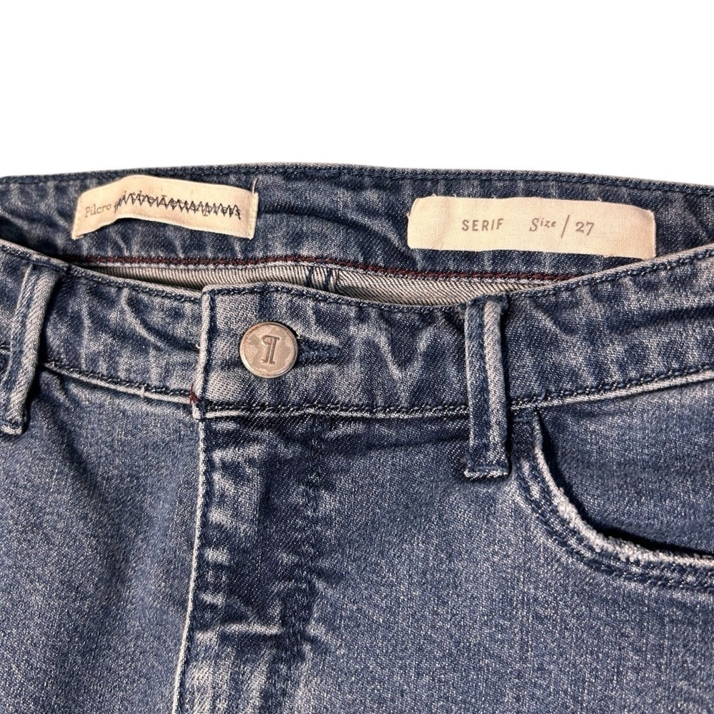 Pilcro and the Letterpress Serif Dark Wash Denim Jeans Sz 27 - Picture 10 of 16